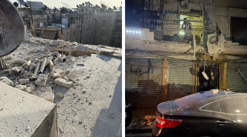 Material damage recorded in armenian-populated districts of Aleppo